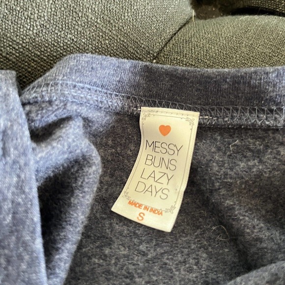 Messy Buns Lazy Days T Shirt Keep Going Keep Growing Size S - Picture 5 of 5